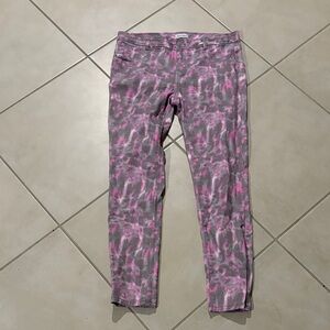 Calvin Klein Jeans Tie-Dye Pink and Gray Skinny Jeans
